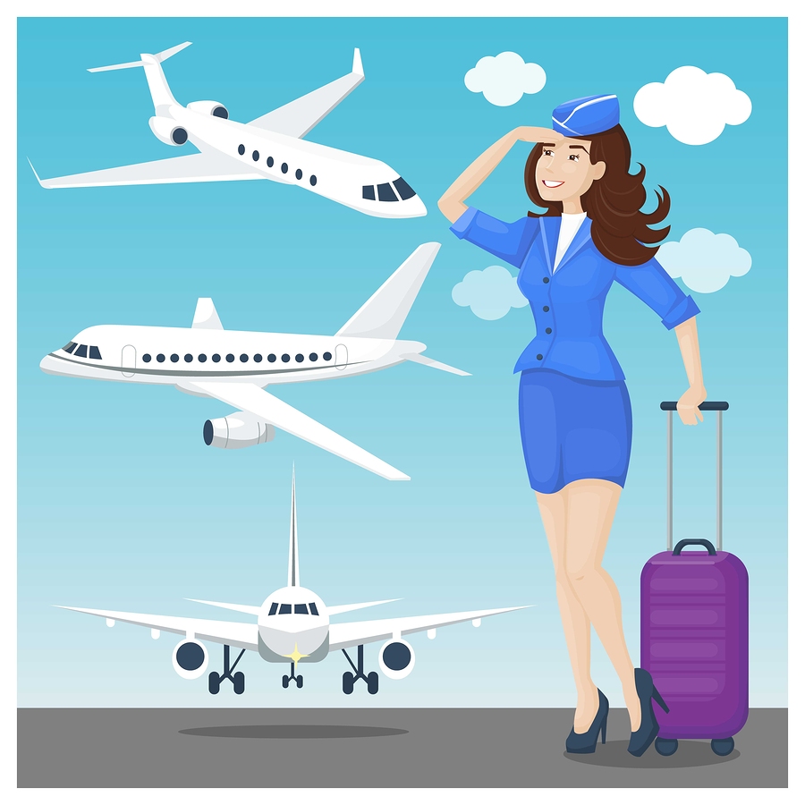 airline cabin attendant