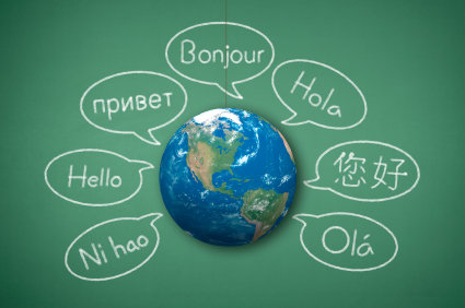 Hello in languages around globe