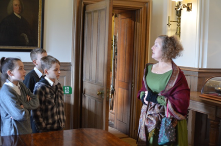 Burgh pupils at Abbotsford House