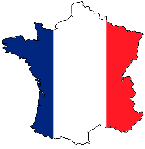 map of france