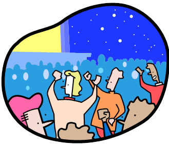 picture of an audience