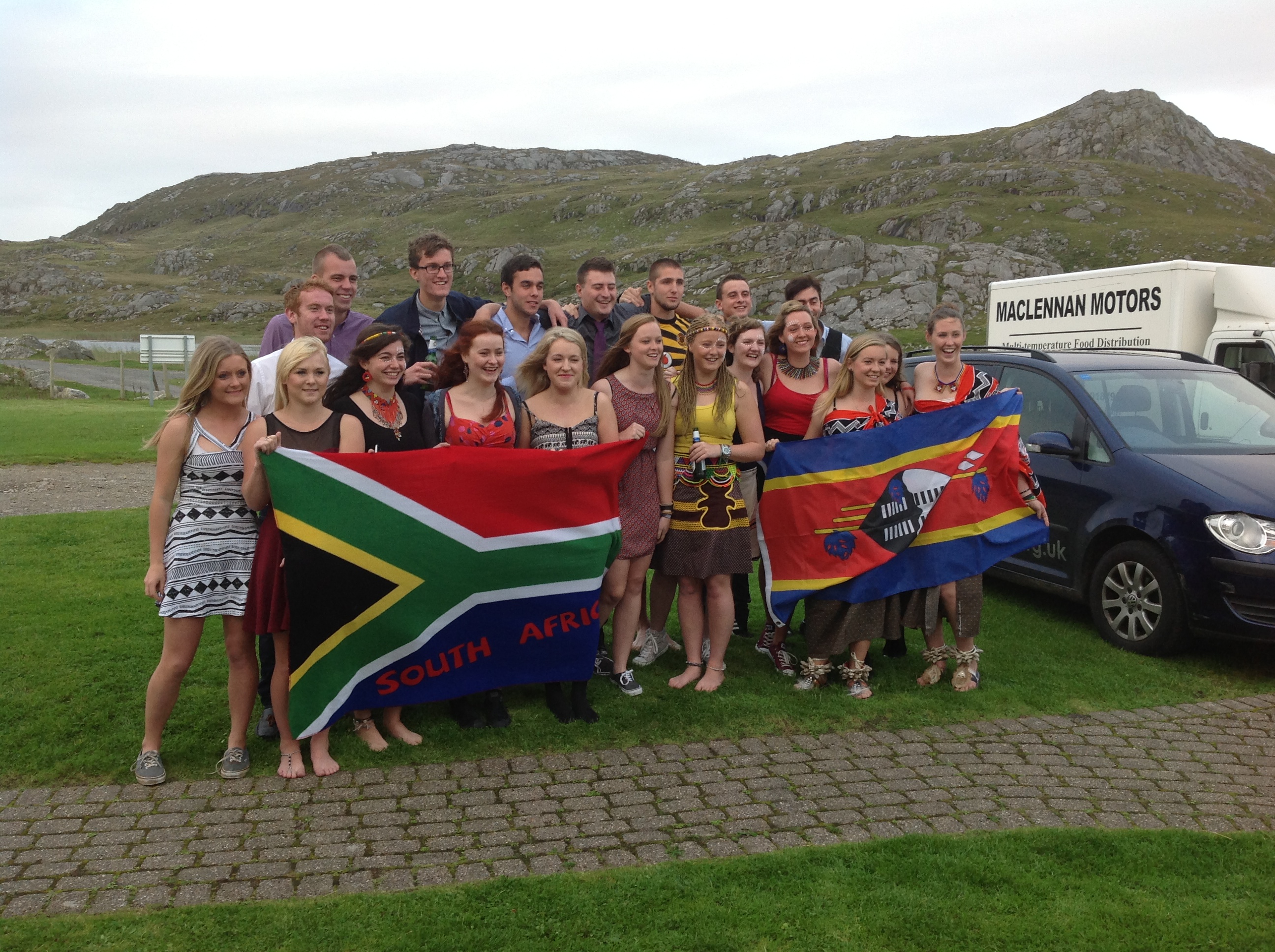 group of Project Trust volunteers