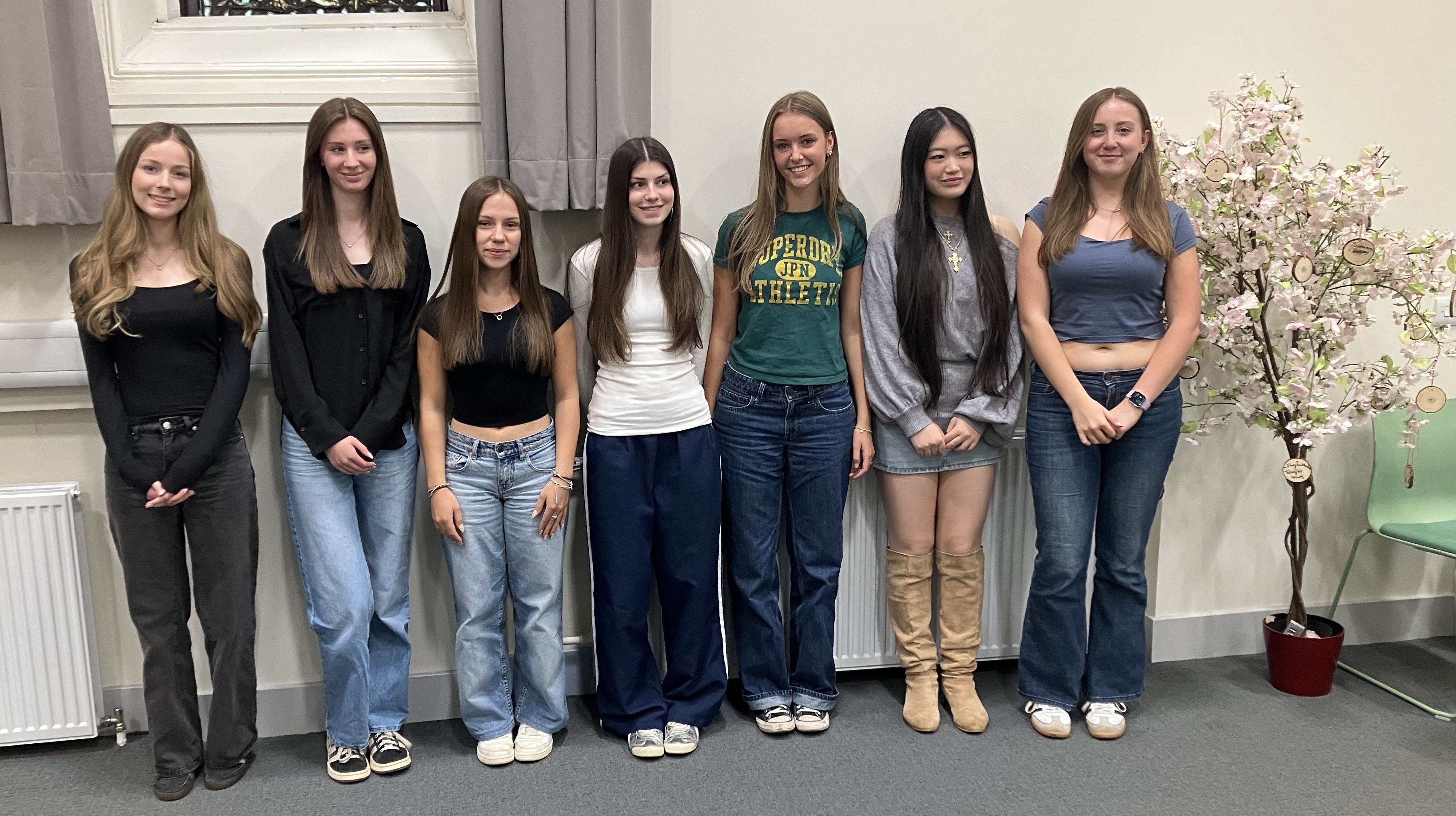 group photo of the 2025-26 digital interns