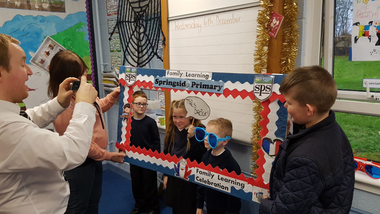 photobooth activity in class